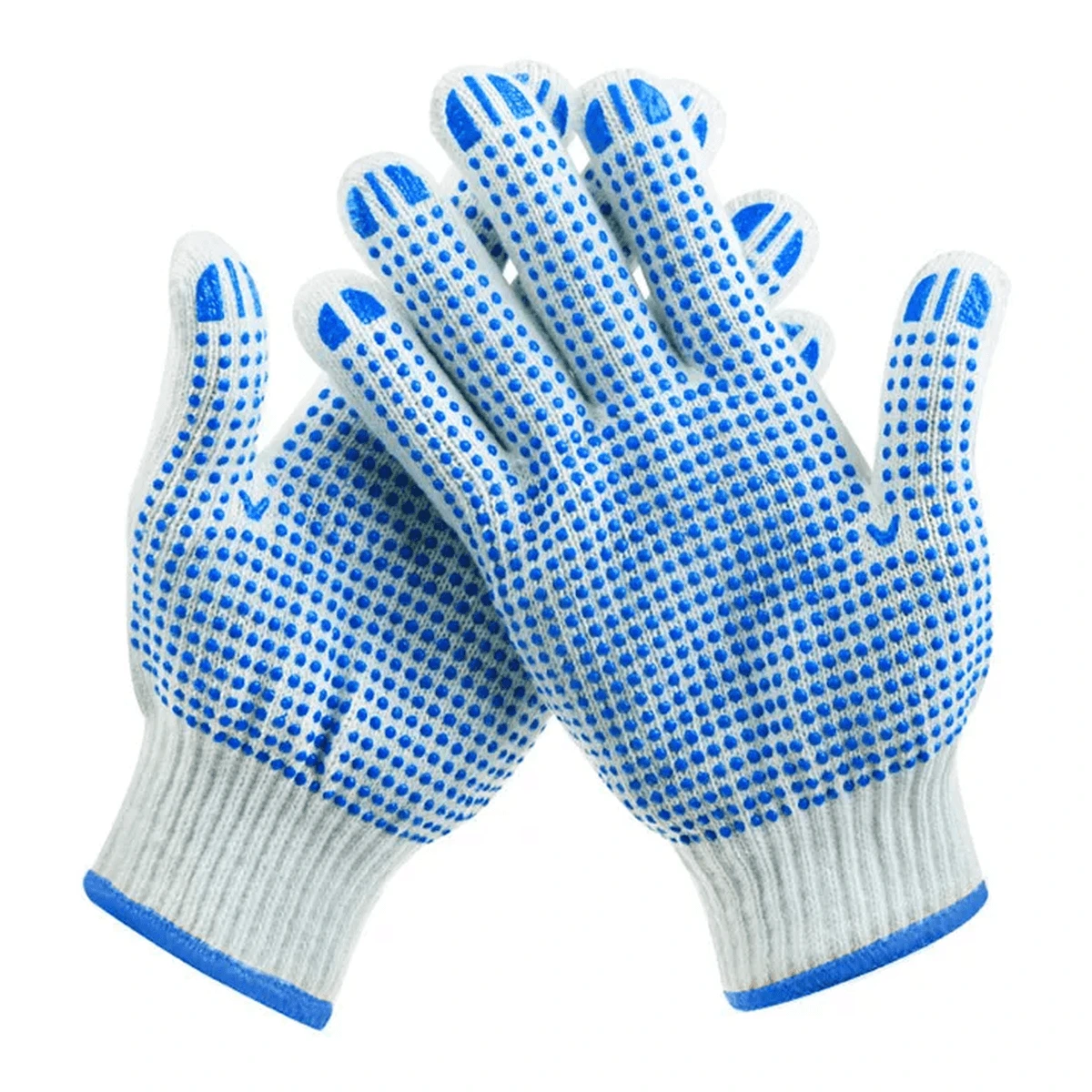 Guantes de Algodón con Puntos de PVC