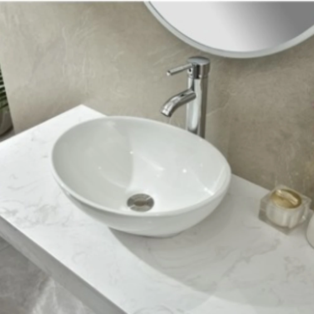 Bacha Oval Blanca  – 41 x 33 x 14.5cm