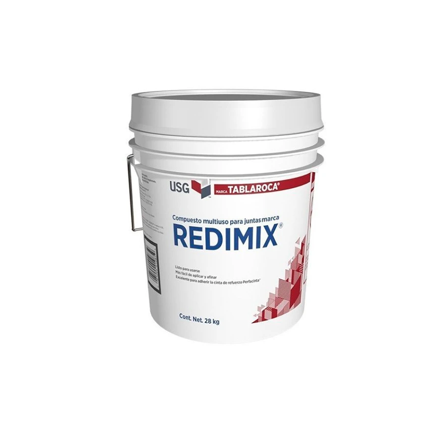 Masilla Balde Redimix tapa verde 28KG