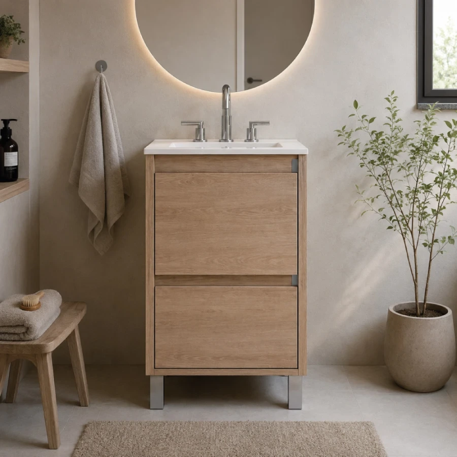 Mueble Tango 60 Ambar De Apoyo Loza 1 Agujero