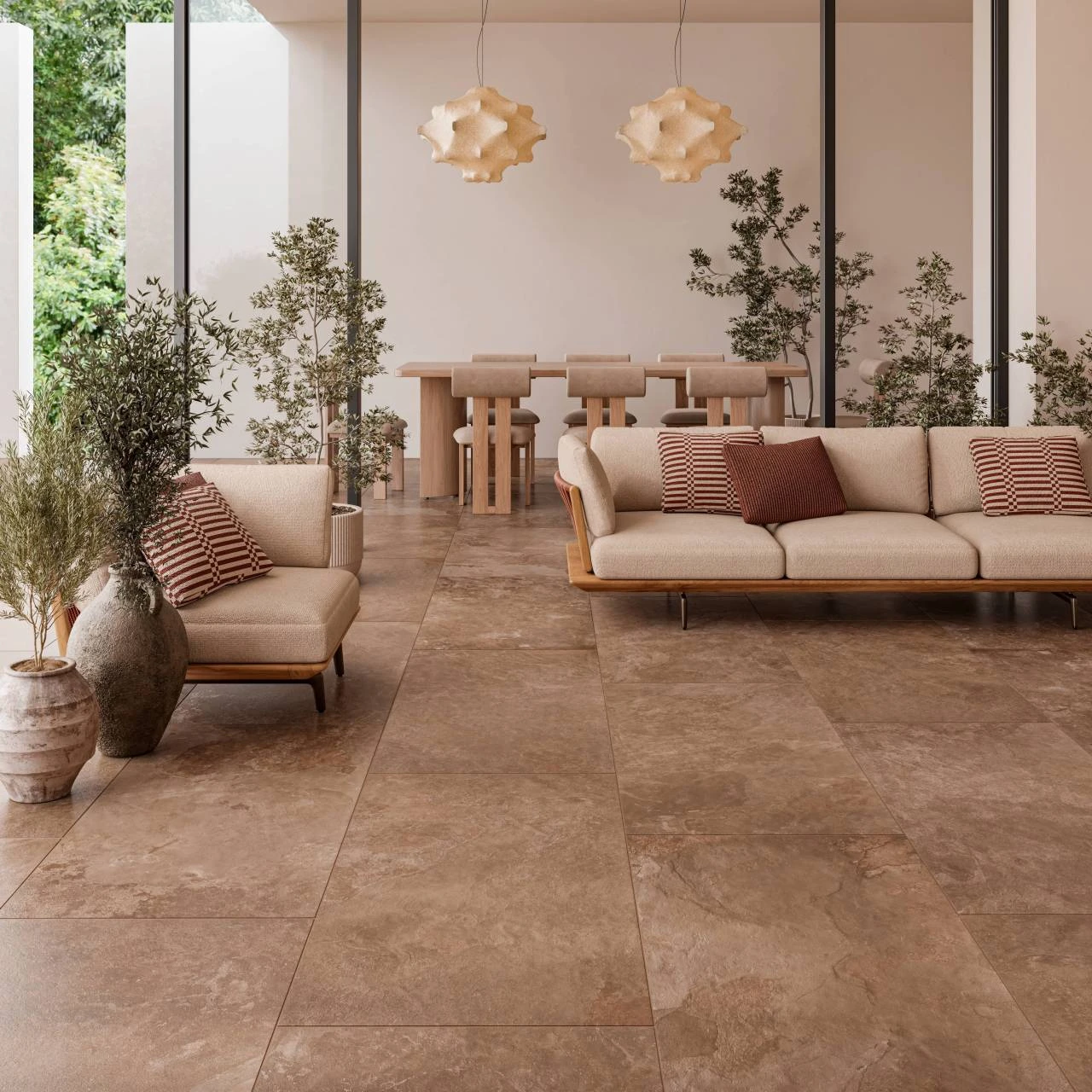 Porcelanato Para Exterior Magma Terracota Ext. 60×120 cm