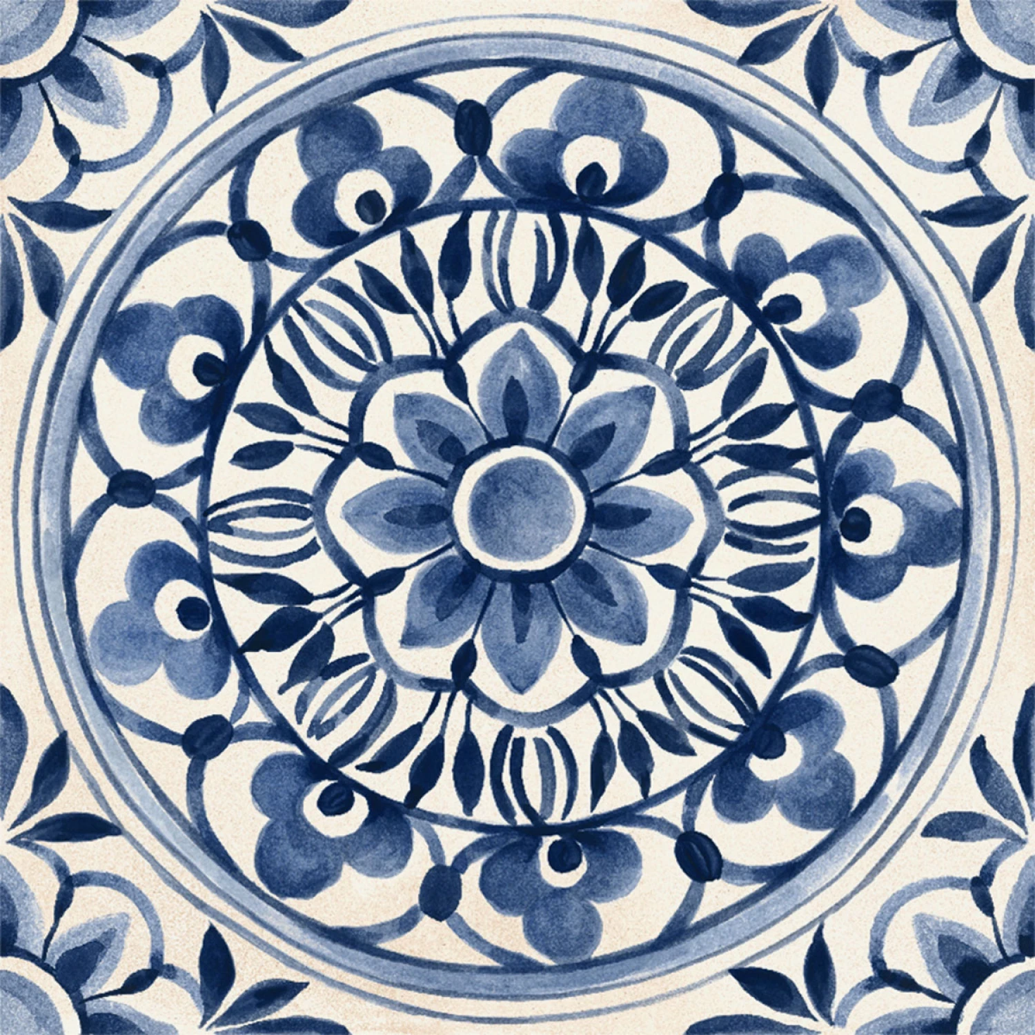 Porcelanato Decorado Avorio 20X20Cm Piso y Pared