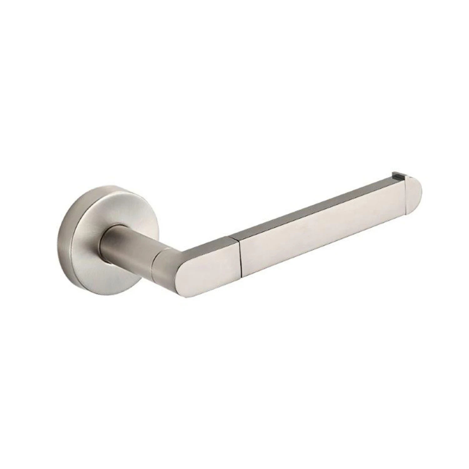 Porta Rollo De Zinc Brushed Nickel 18cm
