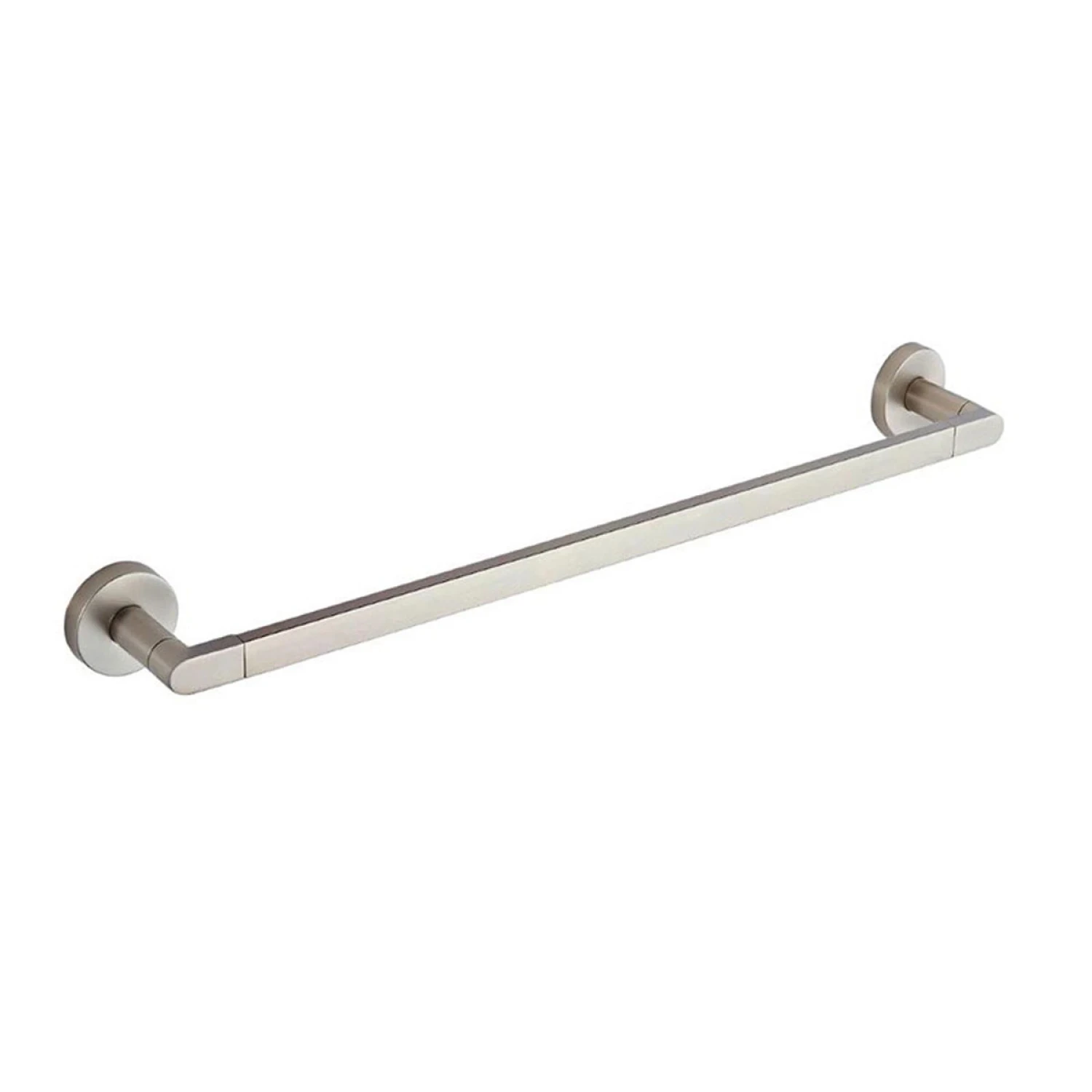 Toallero Recto De Zinc En Brushed Nickel 58.5 cm