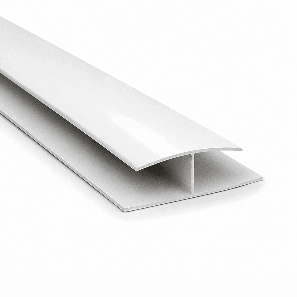 Perfil H de PVC Blanco 6 m