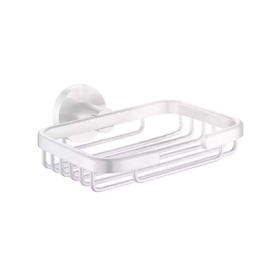 Jabonera reja Inox White Matt