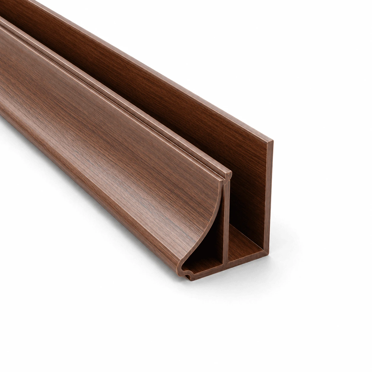 Moldura Perimetral de PVC Mogno 6 m
