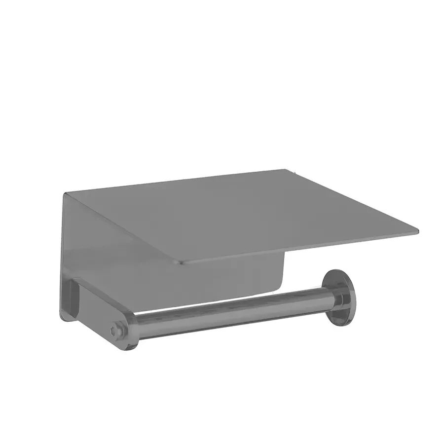 Porta rollo c/soporte celular Gun Metal