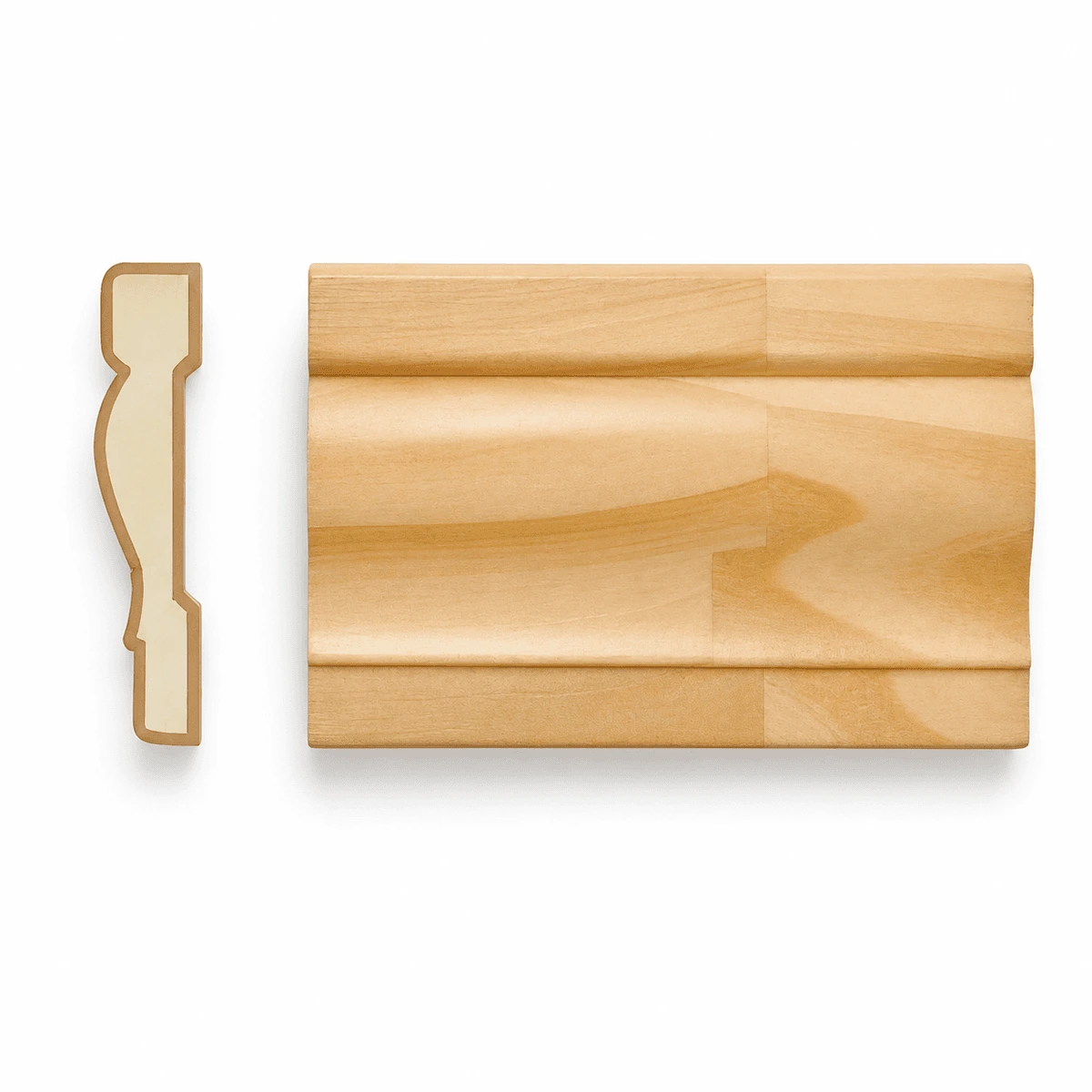 Contramarco de Pino Clear N2 54 × 14 mm