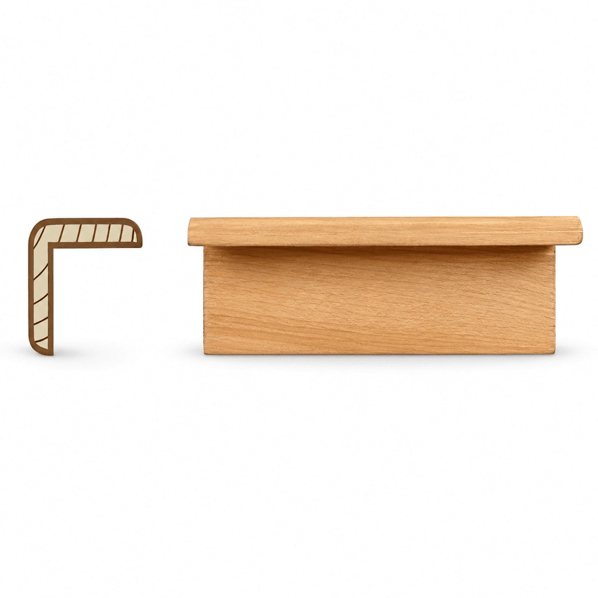 Esquinero de Pino Clear N1 30 × 30 mm