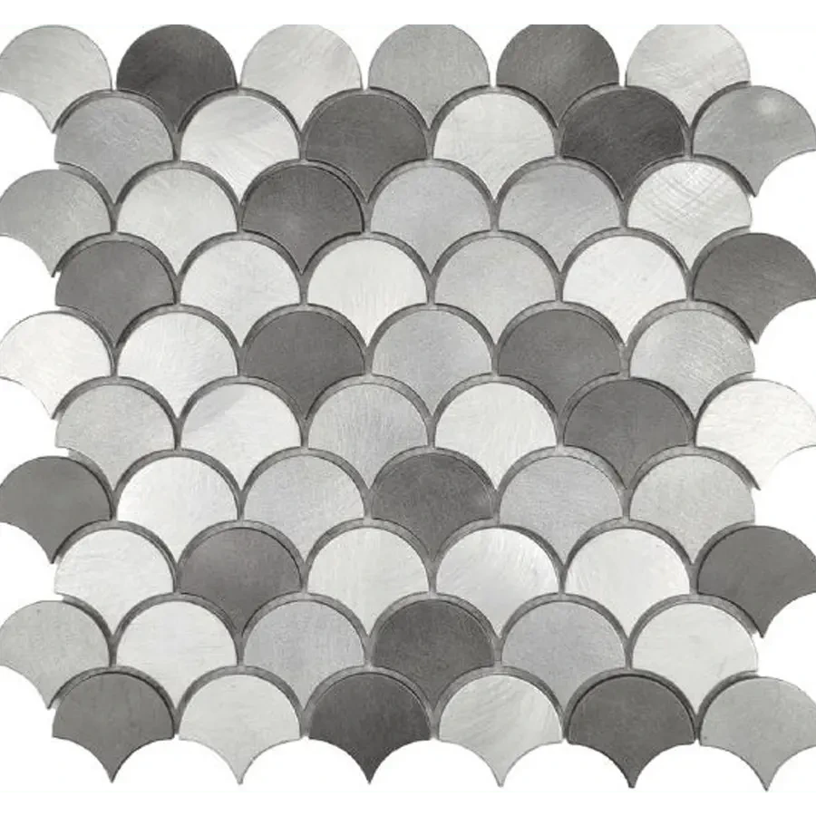 Mosaico Escama Acero Silver- RG-8108