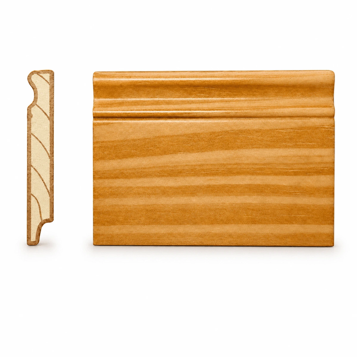 Zócalo de Pino Clear N2 67 × 9 mm