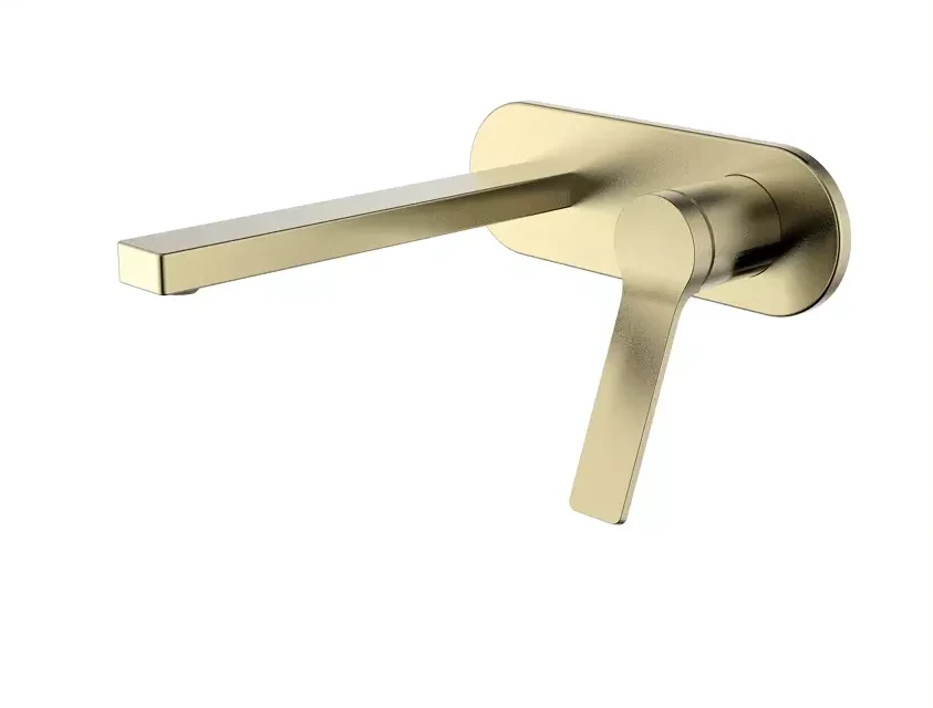 Lavatorio de pared Pura Brushed Gold