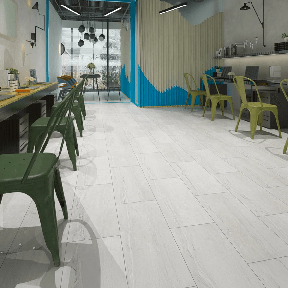 Piso Vinílico Travertino Adak