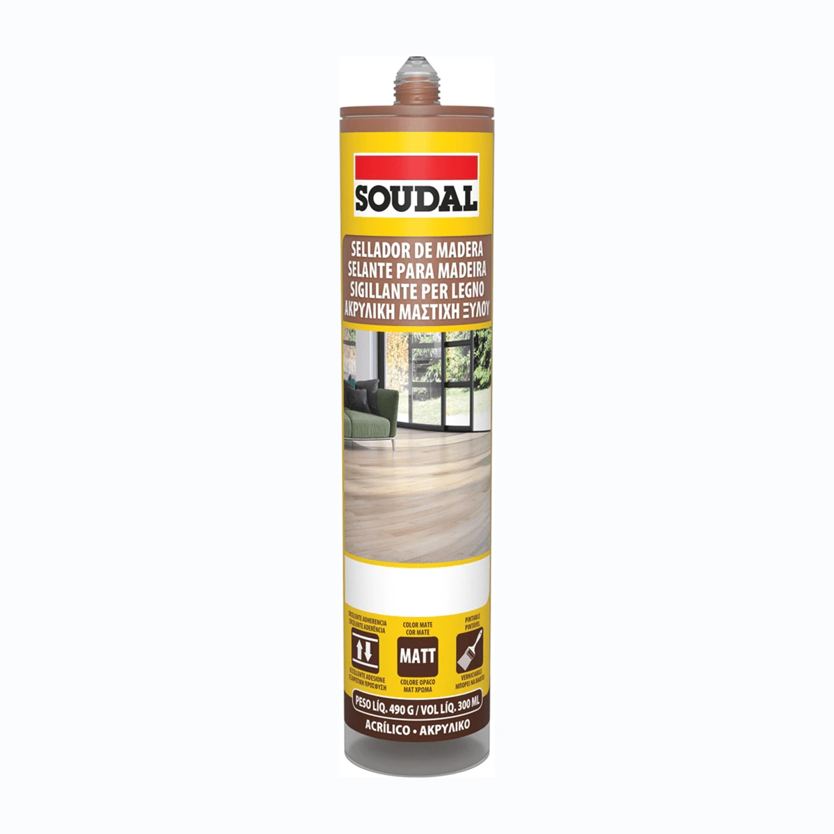 Sellador para Madera Soudal Pino – Cartucho 310 mL