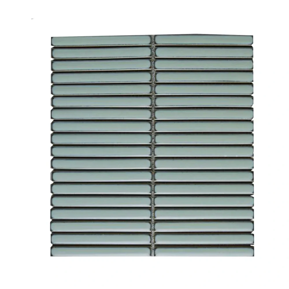 RG-B1704 – Mosaico Lineas Verde Claro 31,6 x 29,6 cm