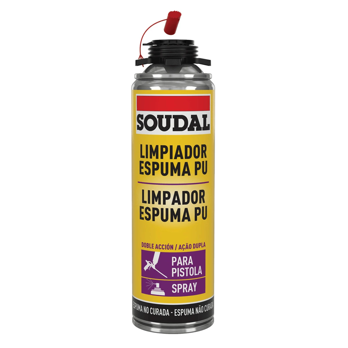 Limpiador de Espuma de Poliuretano Soudal – 500 mL