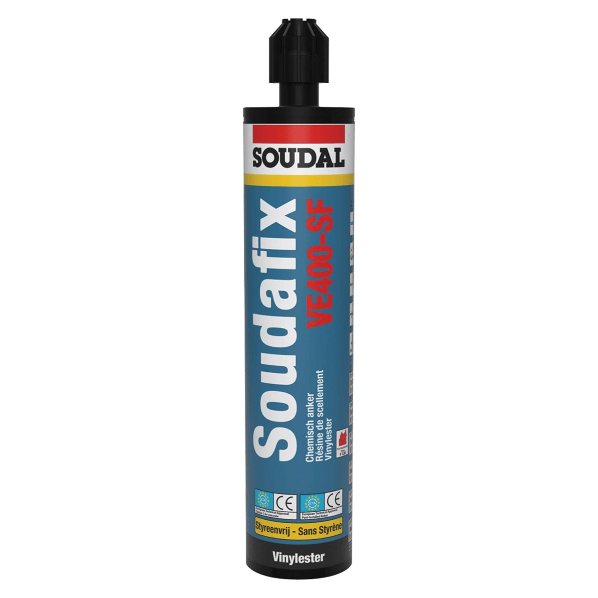 Anclaje Químico Soudal VE400 Viniléster Gris – 280 mL