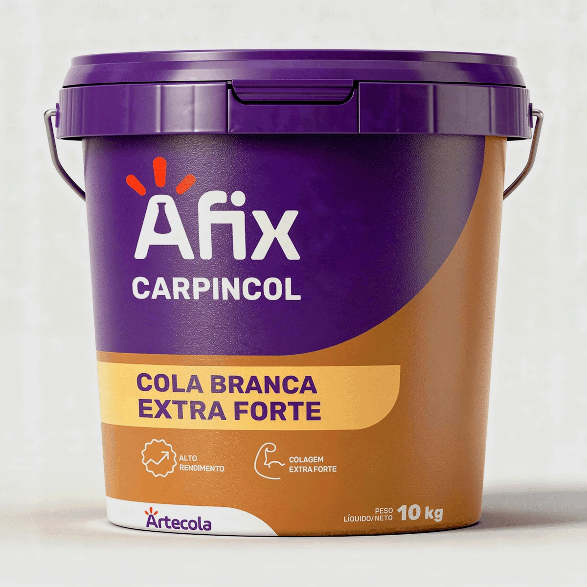Cola Vinílica Multiuso Afix Blanca – Balde 10 kg