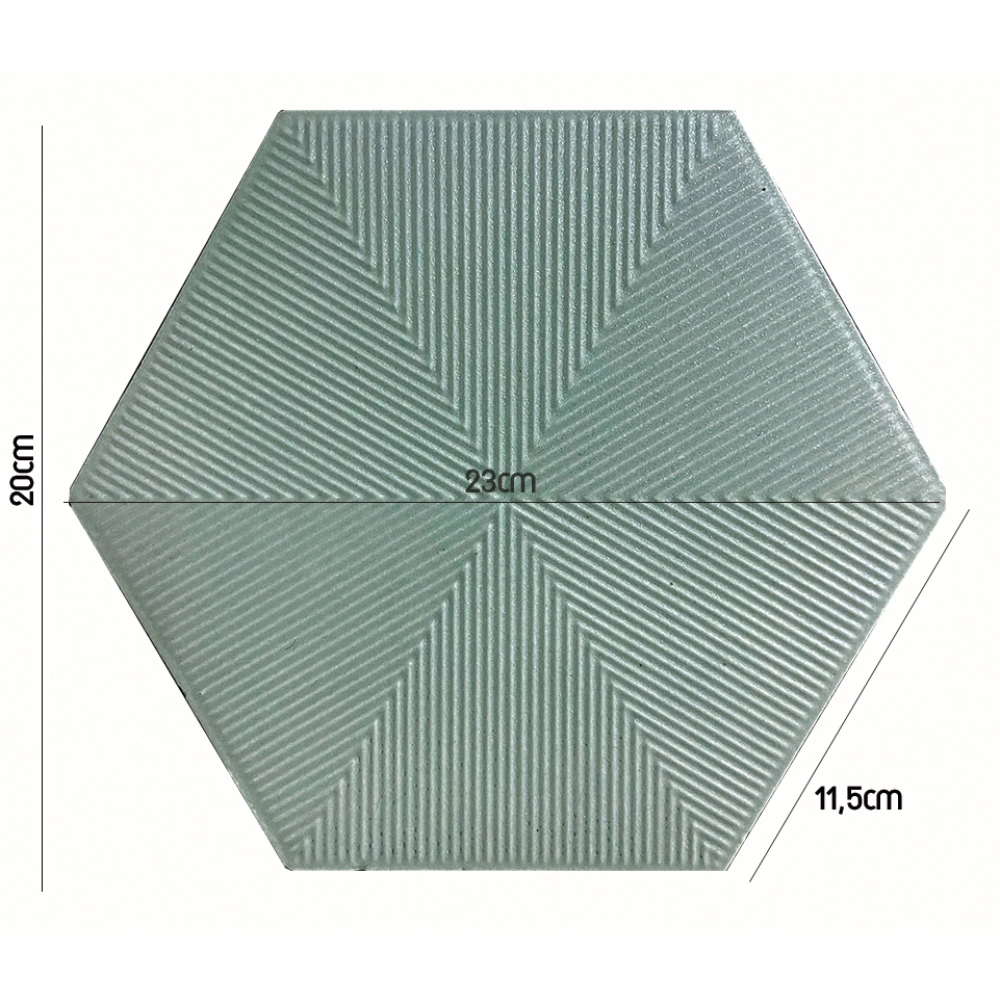 Rev. Hexagonal Connect Green Brillo