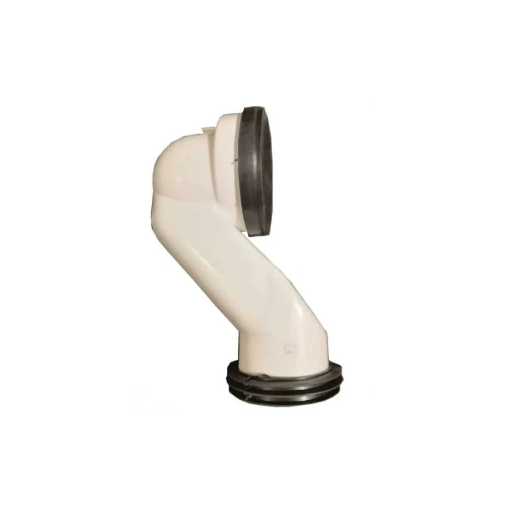 Codo Plastico 25 cm Fijación al Piso