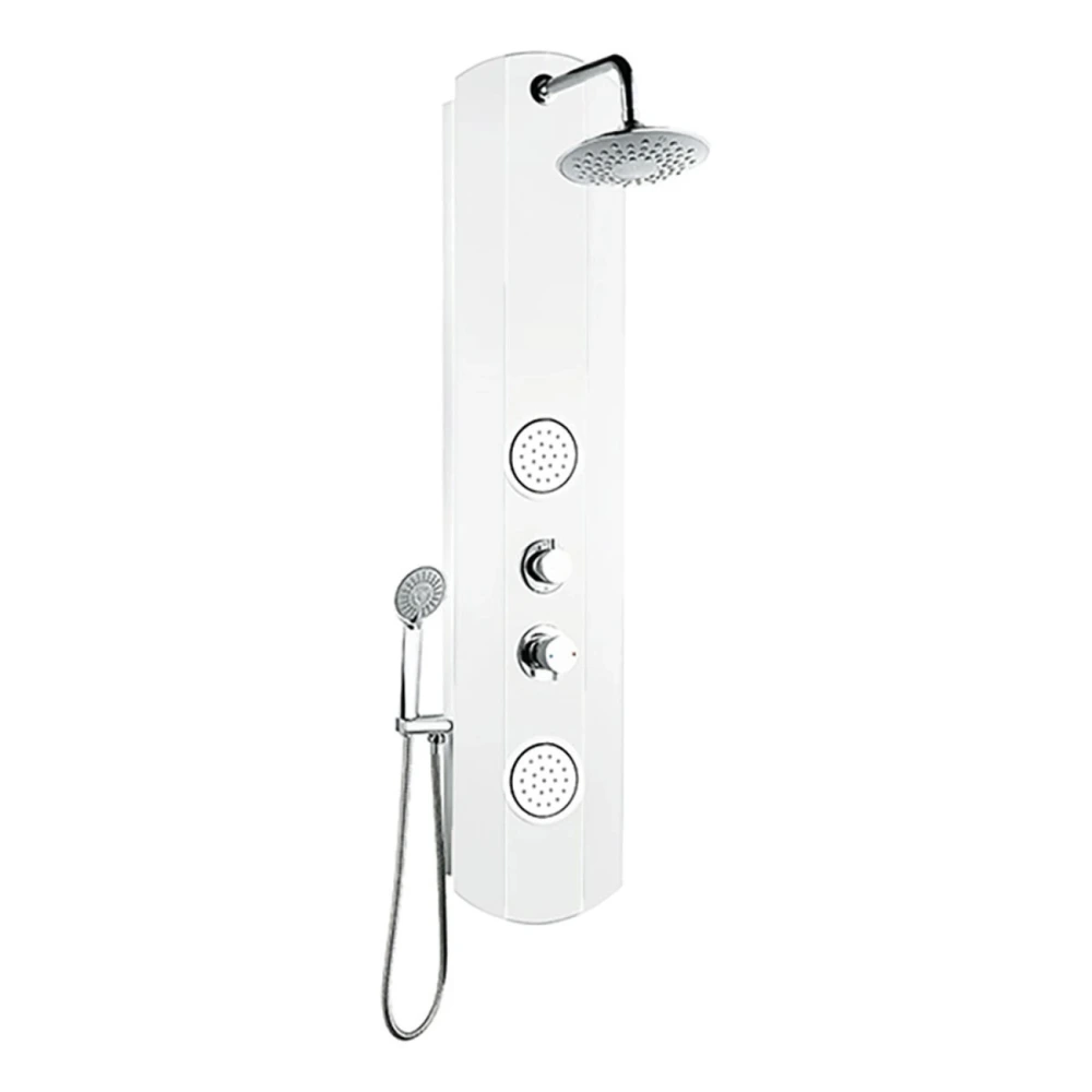 Panel De Ducha Pvc Blanco Aqualia