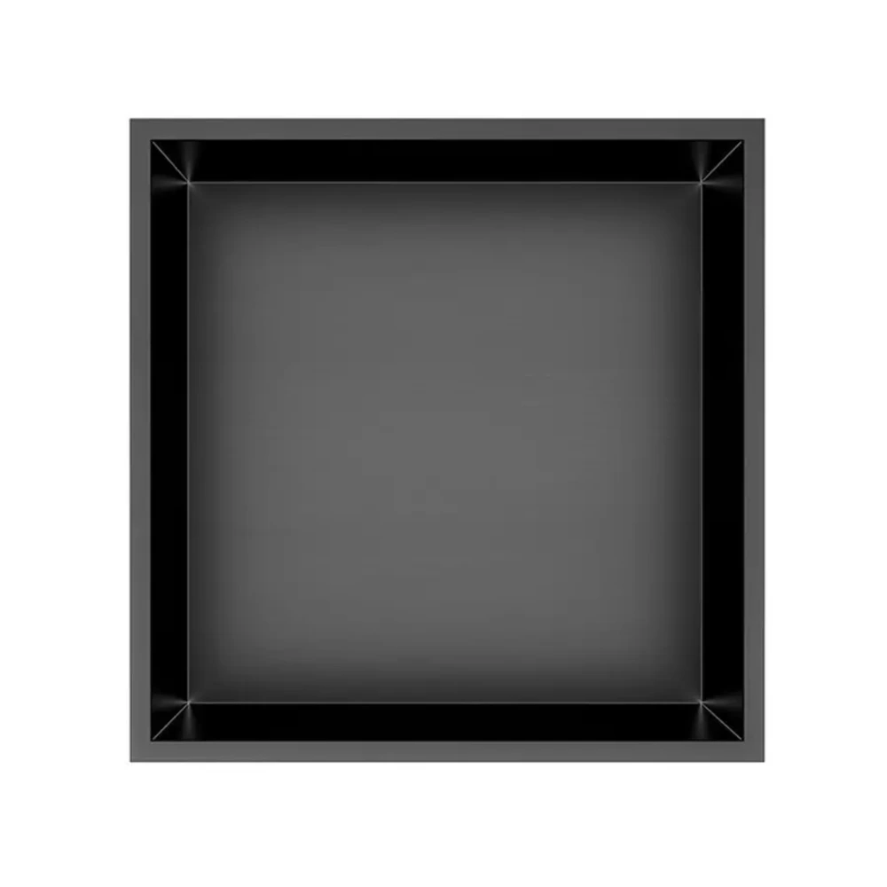 Nicho para ducha Gun Metal 30 x 30 cm Hotellerie Acero Inox