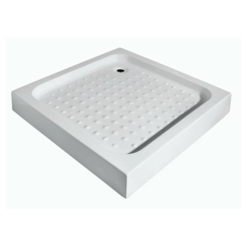 Plato Ducha Recta  90 x 90 Acrilico Sanitario c/ Válvula