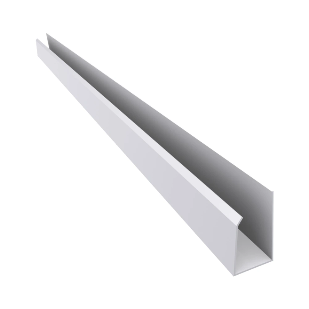 Perfil U PVC (5,95 mts) BLANCO