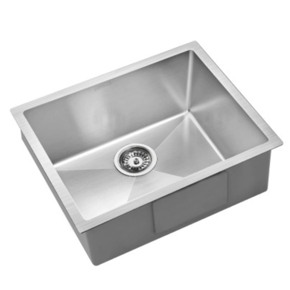 KOOK Simple Acero inoxidable de 54 x 44 x 22 cm de pegar por ARRIBA O DEBAJO