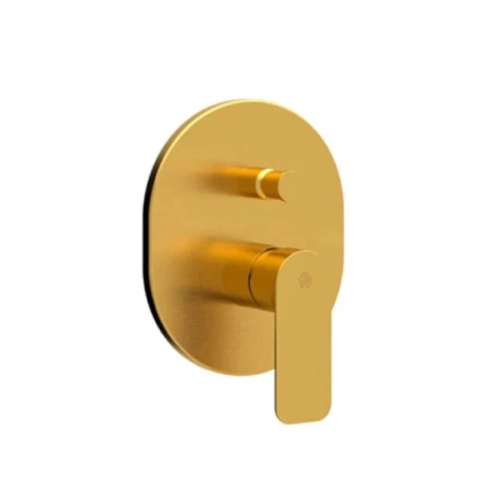 Grifería de Ducha Empotrada Con Transferencia Brushed Gold Línea Coty