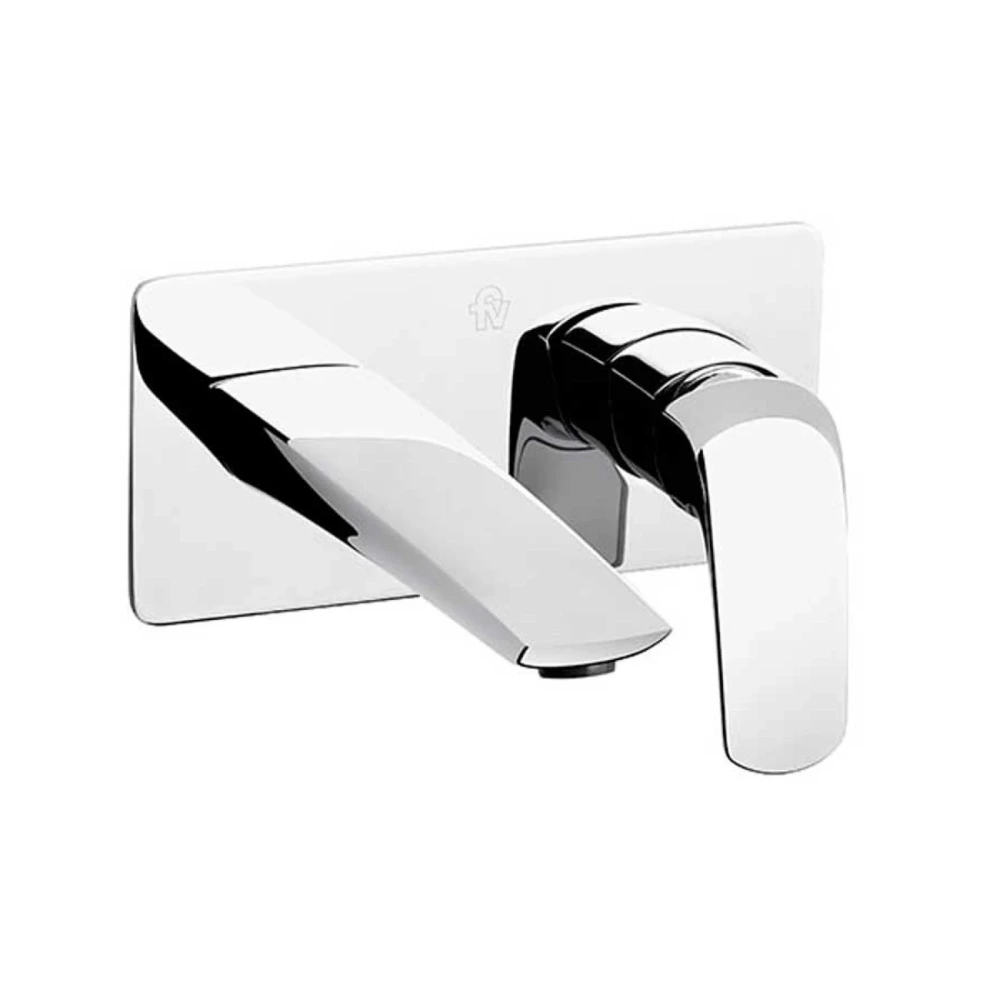 Lavatorio Pared Linea Epuyen Fv Monocomando Sin Desague Cromo