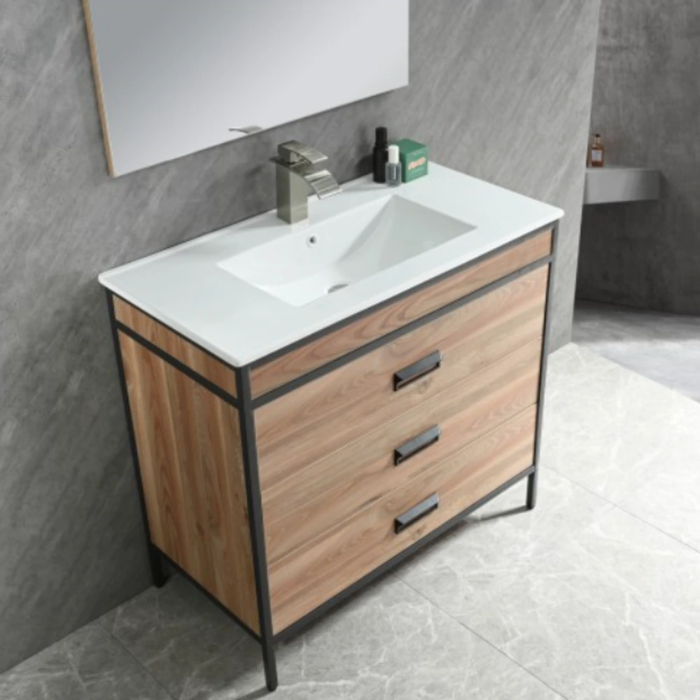 EC-2009 -Mueble c/hierro 90cm X 46 X 85 ALTO  3 cajones