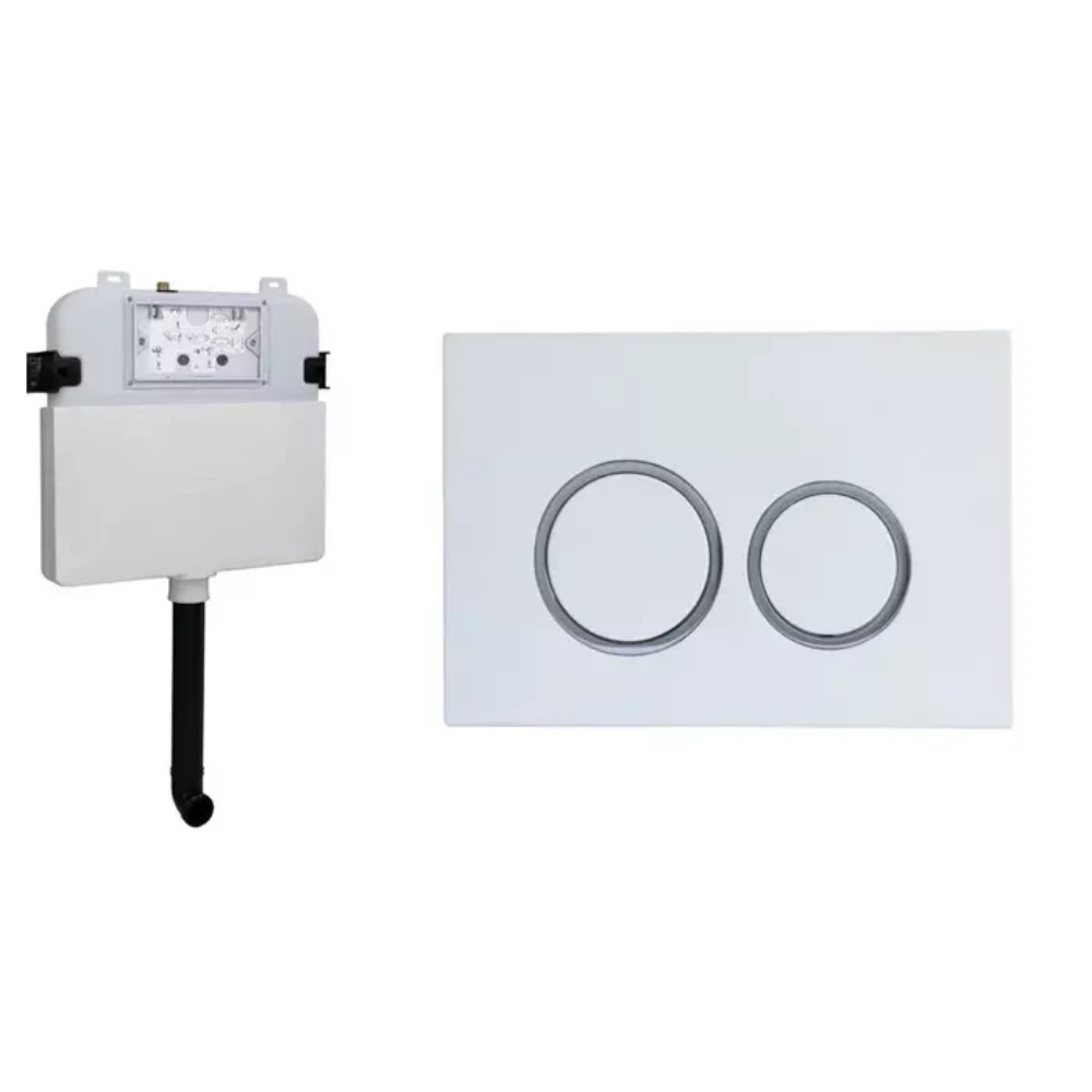 Cisterna de Embutir con tapa vidrio Blanco
