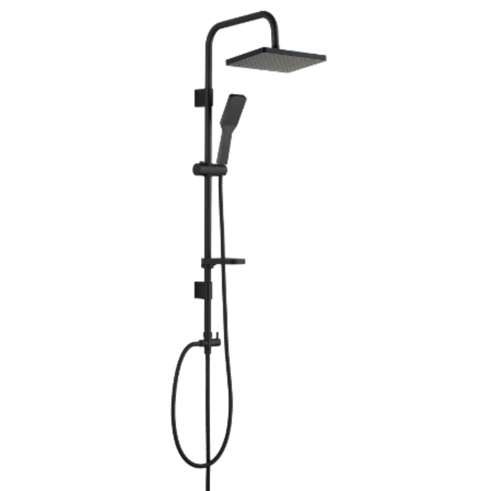 50721 Barral De Ducha Negro Mate