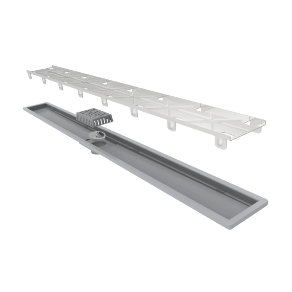 ELLEVE – Rejilla Lineal SMART s/sifón tapa oculta 60cm