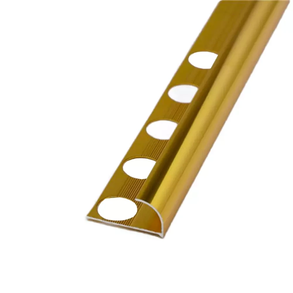 RG-1385 GUARDACANTO ALUMINIO DORADO  1.1 x 244 cm