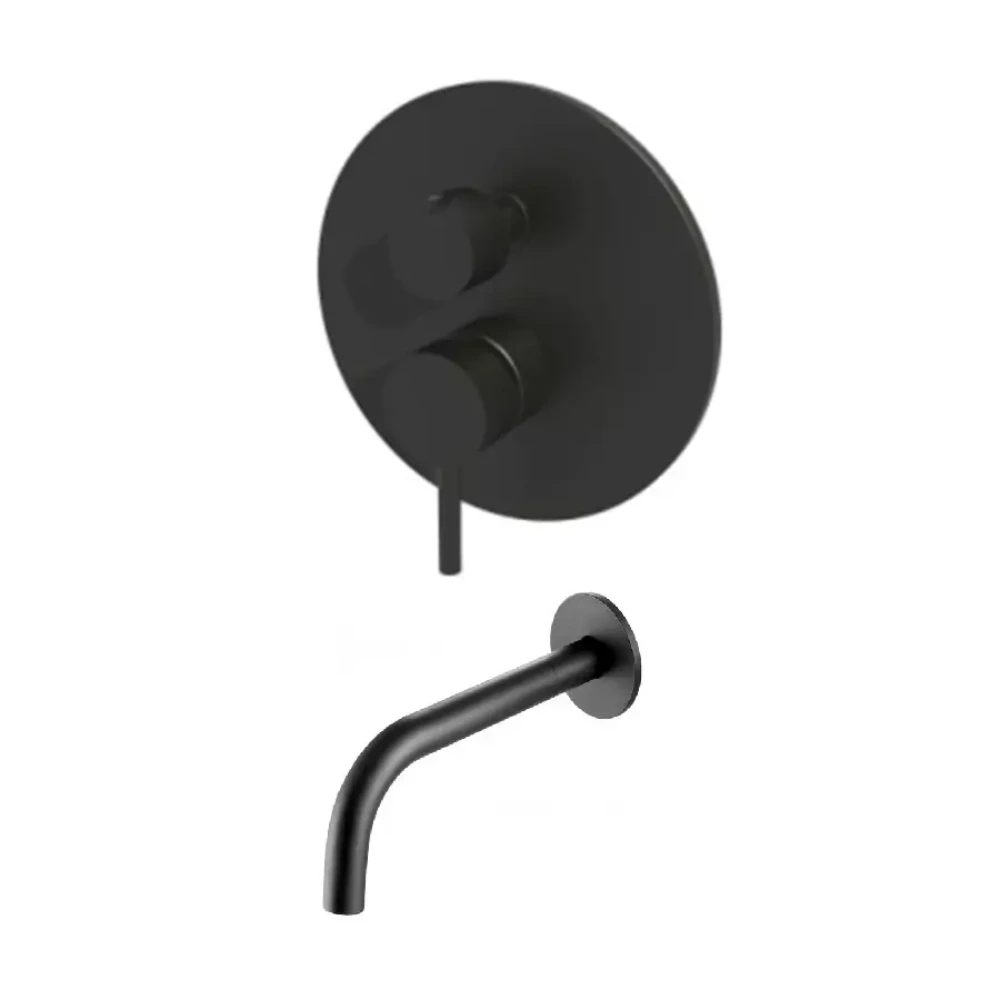 Bañera embutir + Pico Miami *Black*