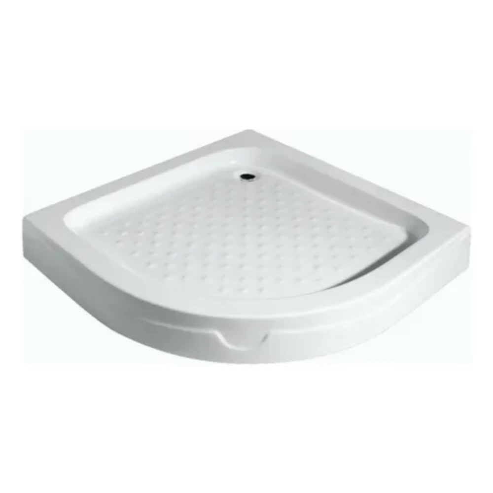 Plato Ducha  Curva  90 x 90 Acrilico Sanitario c/ Válvula