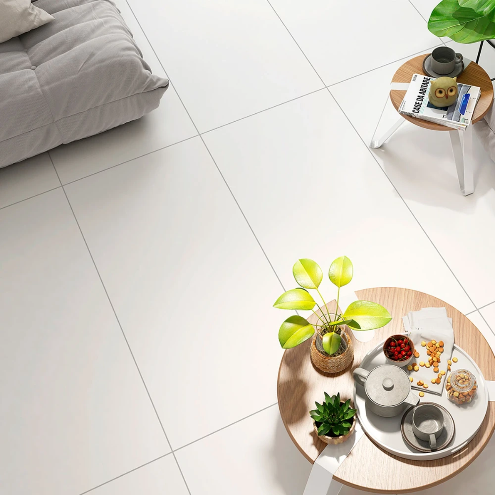 Semi Gres Piso De 63 x 120 Blanco Rectificado Lume