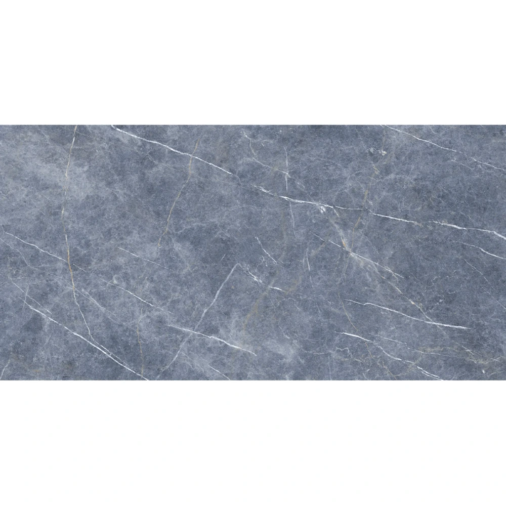 Semi Gres MARINO-LUX  62 x 119 Marmolado Azul Pulido