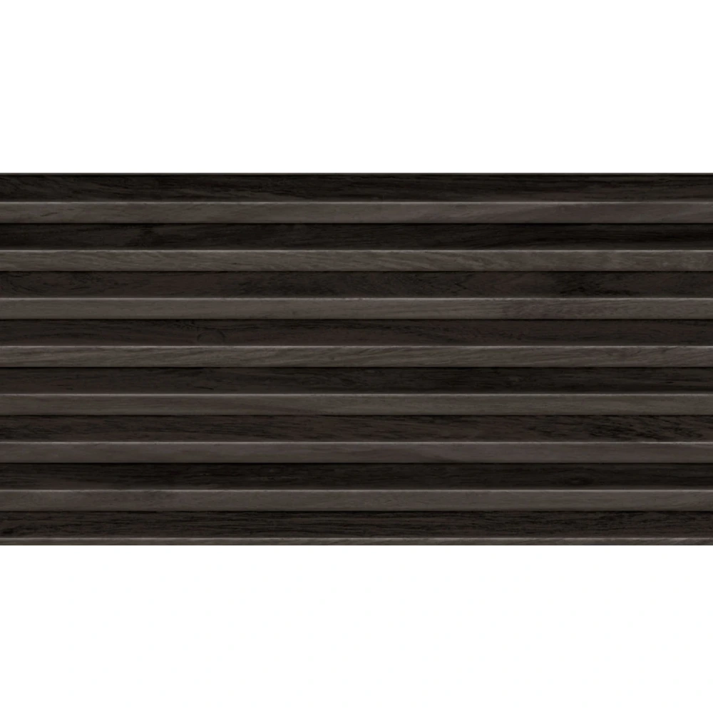 Semi Gres 45 x 90 Para Pared Sat Grafito Con Relieve Rectificado
