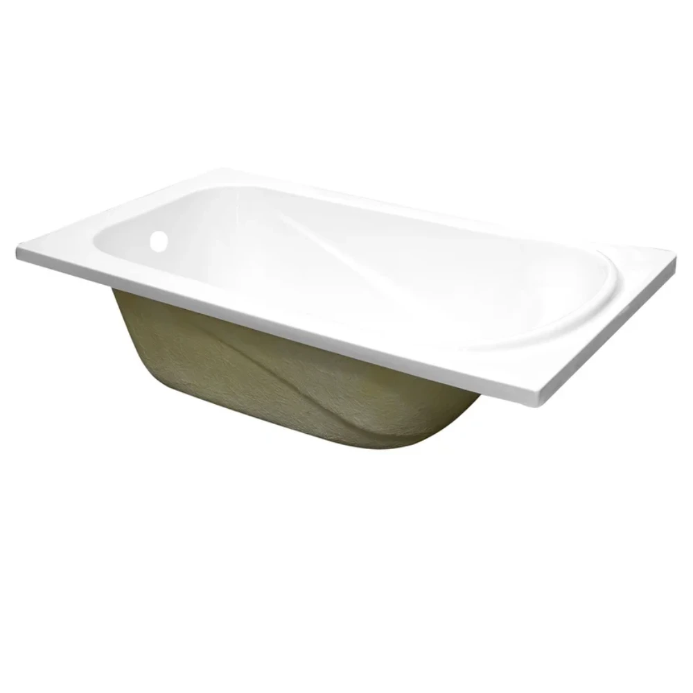 Bañera simple empotrar fibra UNNA 120 x 70 x 38 cm