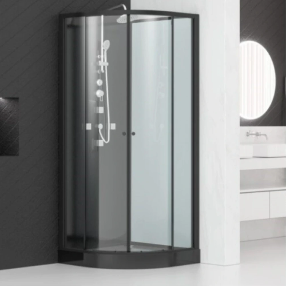 Cabina All  90×90 Black 90 x 90 x 2,25 cm CON PISO