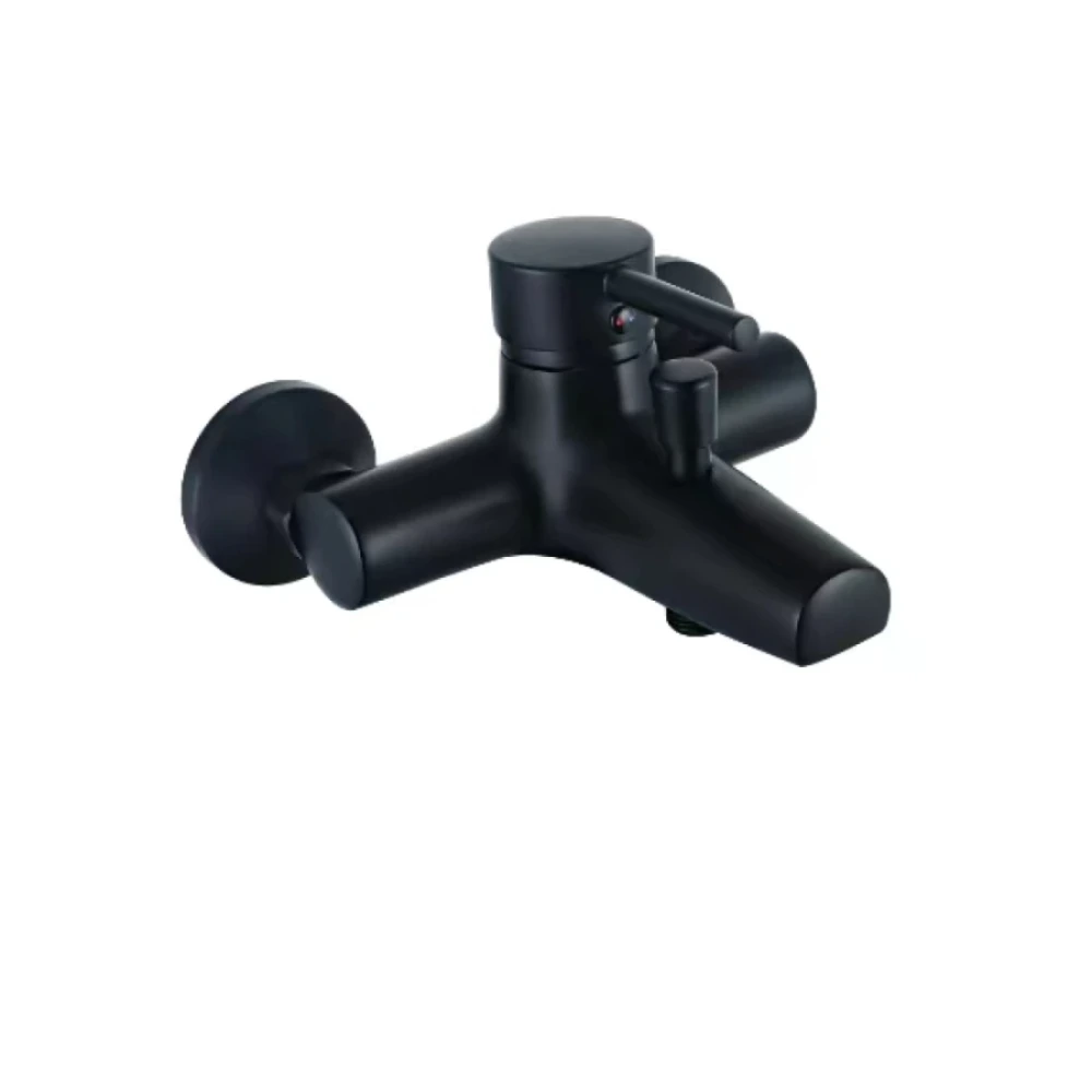Baño Ducha Exterior con Transferencia Black Matte Línea New Birillo