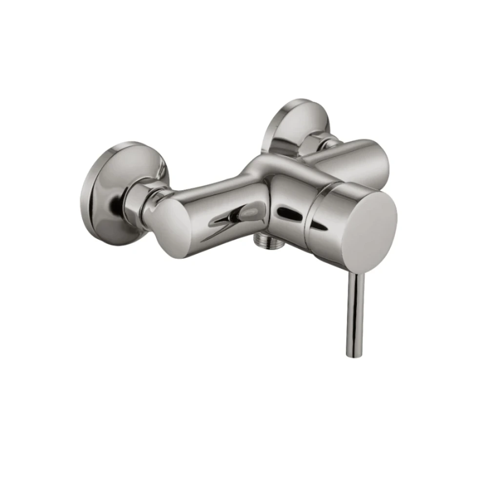 Baño Ducha Exterior sin Transferencia Nickel Brush Línea New Birillo