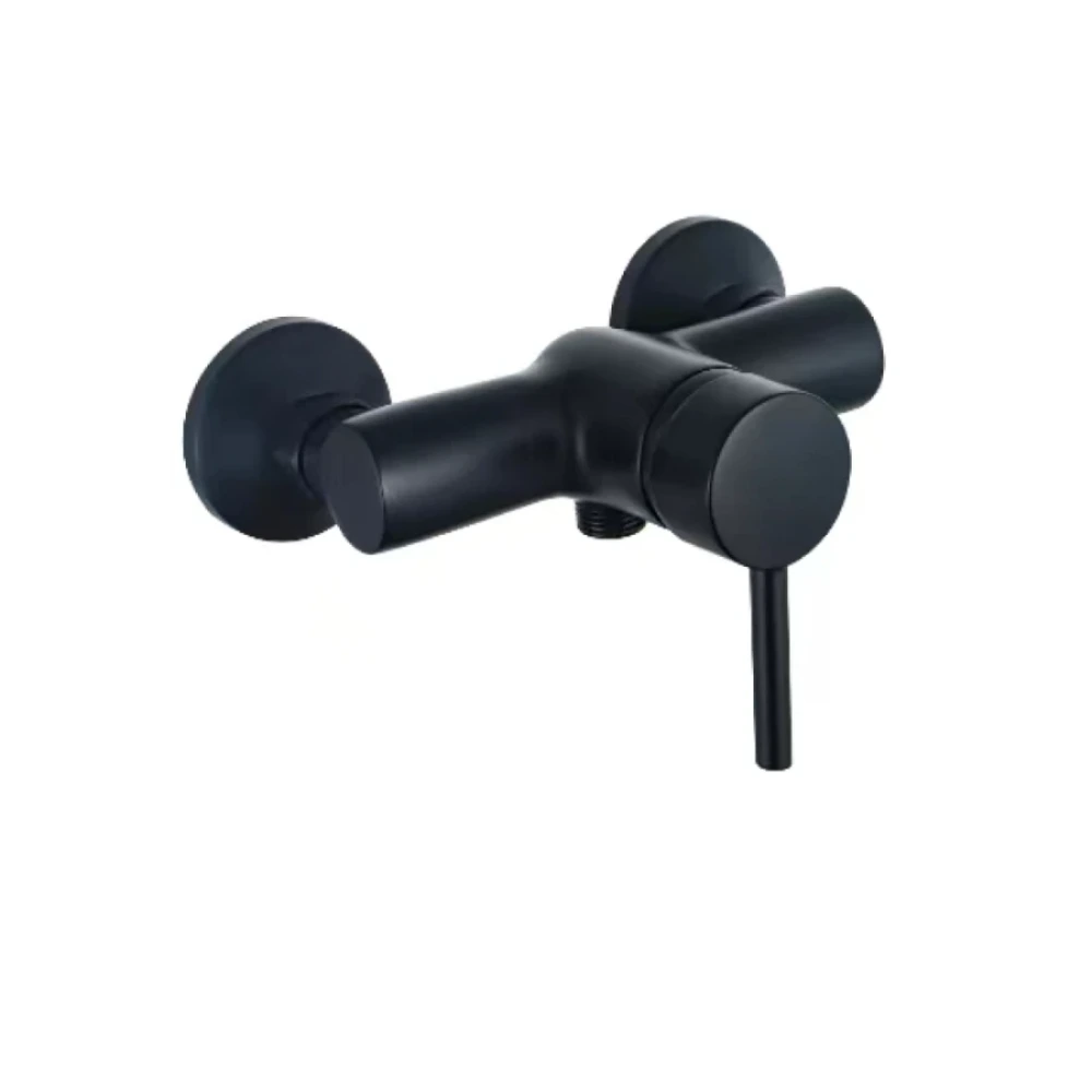 Baño Ducha Exterior sin Transferencia Black Mat Línea New Birillo