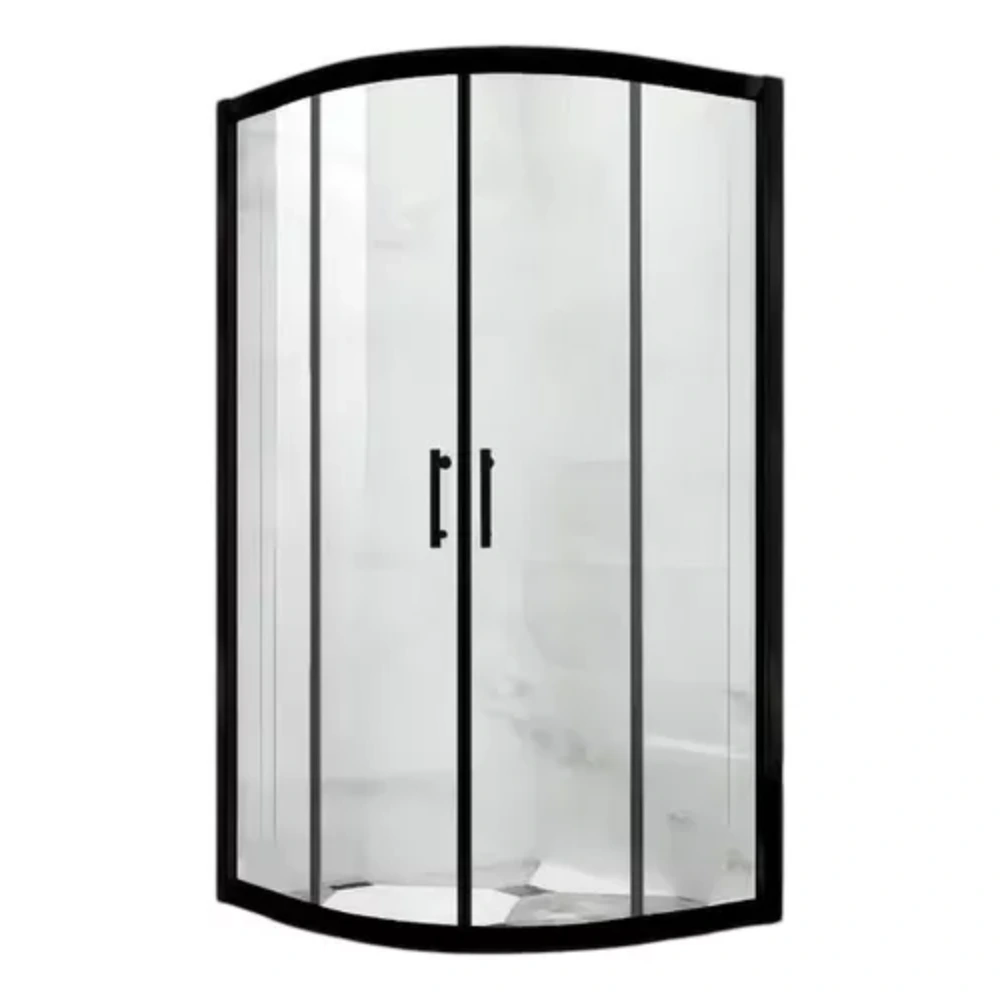 50798 -Cabina Color Negra 80 cm Redonda Sin Base