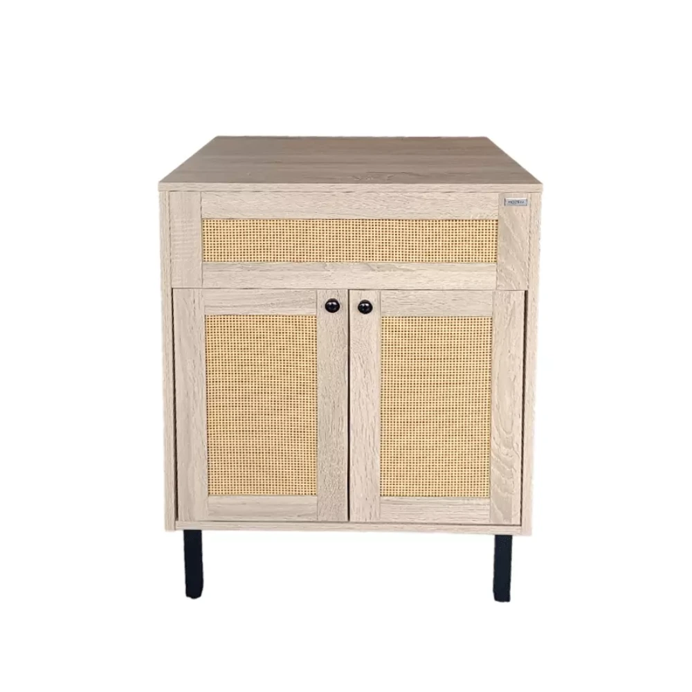 Mueble para Bacha de Apoyo Wood + Rattan