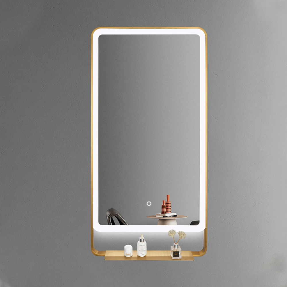 Espejo Anticorrozion 60X120 c/ Sensor Onn Tuch y Led  – BRUSHED GOLD